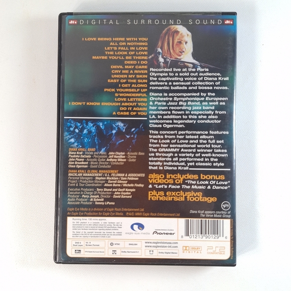 Diana Krall Live Concert DVD Collection Lot of 2 - Picture 4 of 10